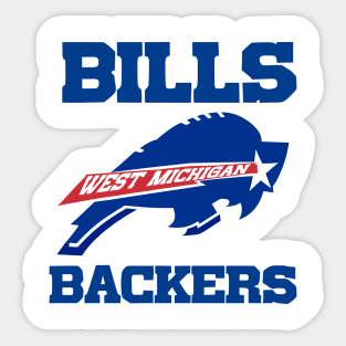 Bills Backers West Michigan Sticker